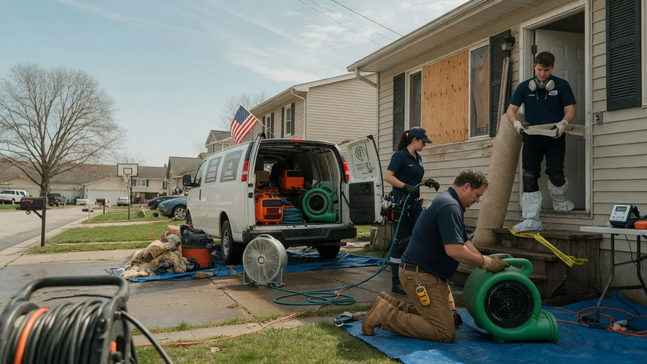 Water Damage Restoration in Waterloo, IA near me